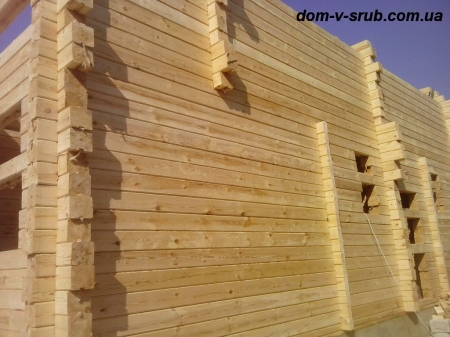 Log buildings under construction_109