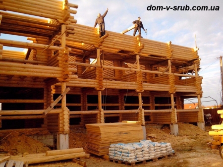 Log buildings under construction_20