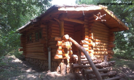 Log buildings under construction_8